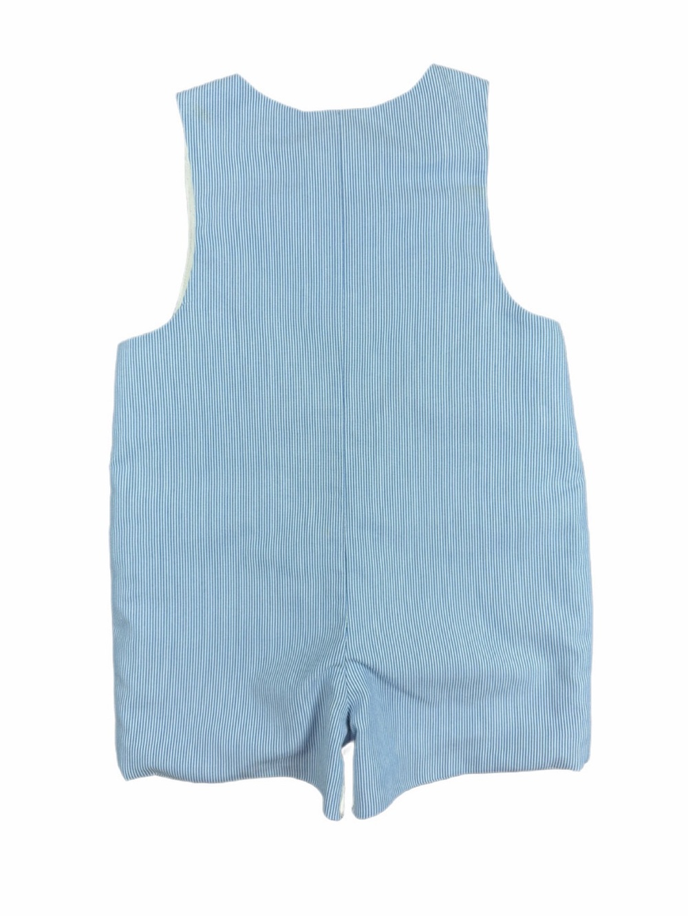 FLORENCE EISEMAN Seersucker Sailboat Shortall - 3T - Picture 3 of 3